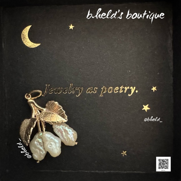 💫SOLD💫 Catbird x Vito’s Gems New York Mulberry Charm Solid 14K Gold 3RicePearls - Picture 13 of 17